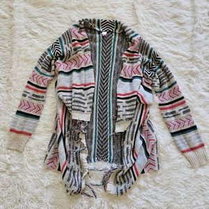 Multi-Color Size 7-9 Cardigan